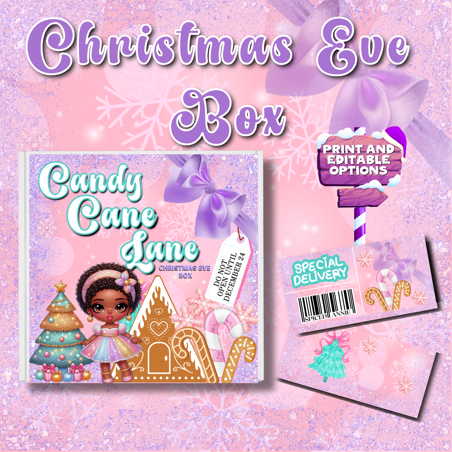 Candy Cane Lane Christmas Box