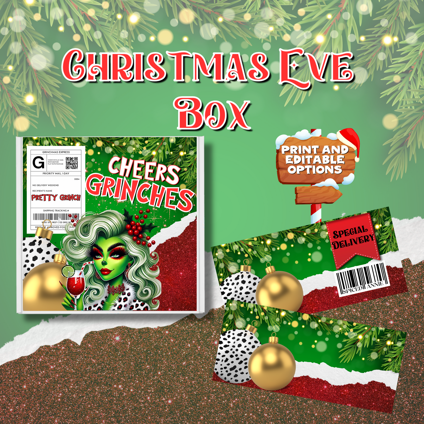 Cheers Grinches Christmas Box