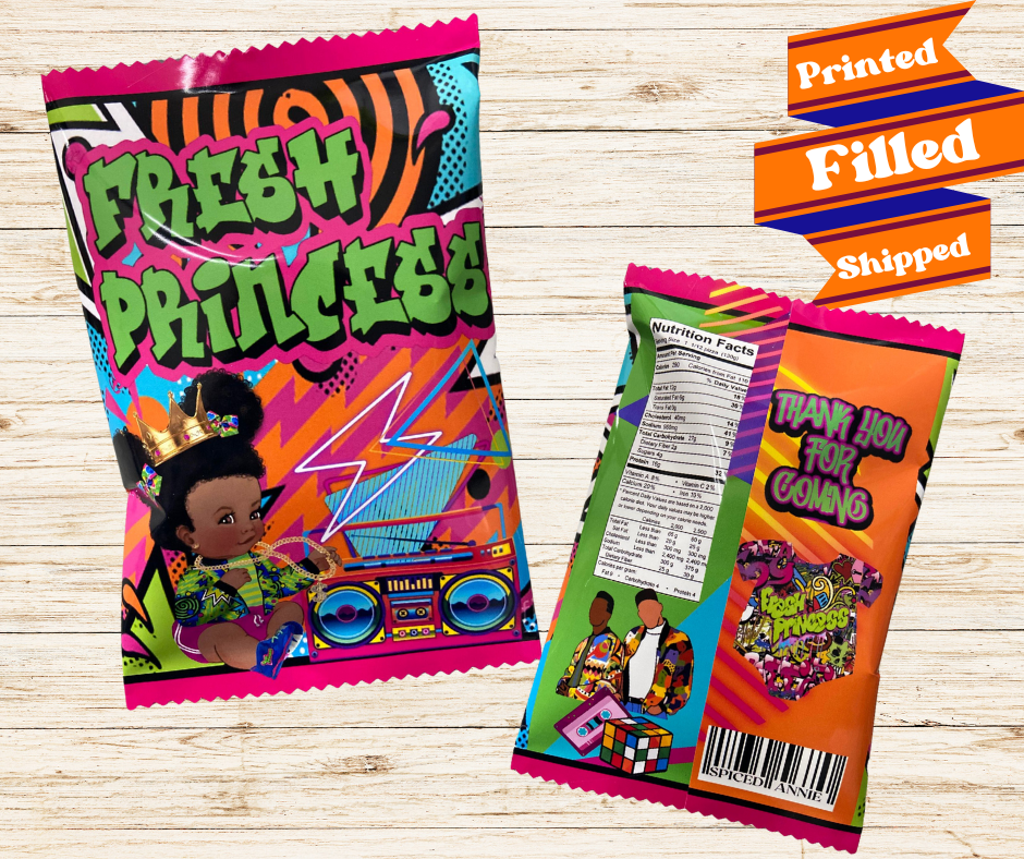 Fresh Princess Chip Bags