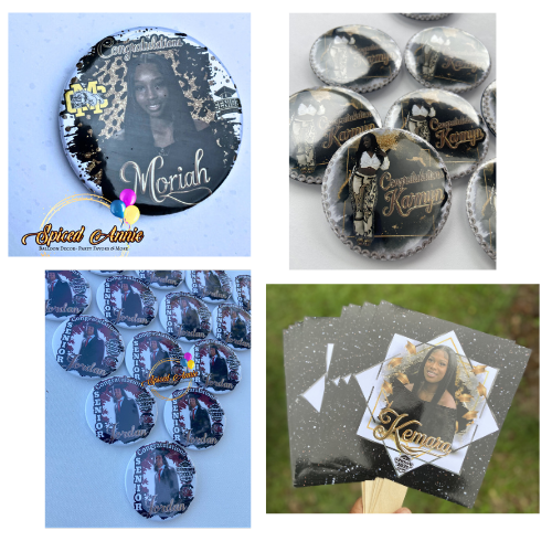 Grad Buttons & Fans