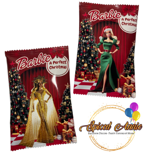 Barbie Christmas Chip Bags